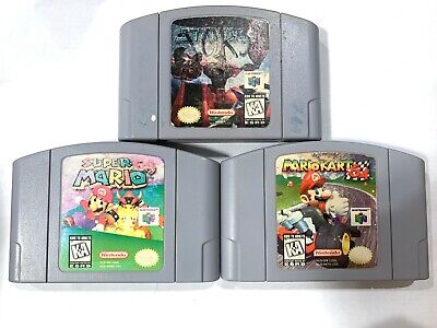 AUTHENTIC! Super Mario 64 Star Fox & Mario Kart Nintendo N64 Games Lot  Tested