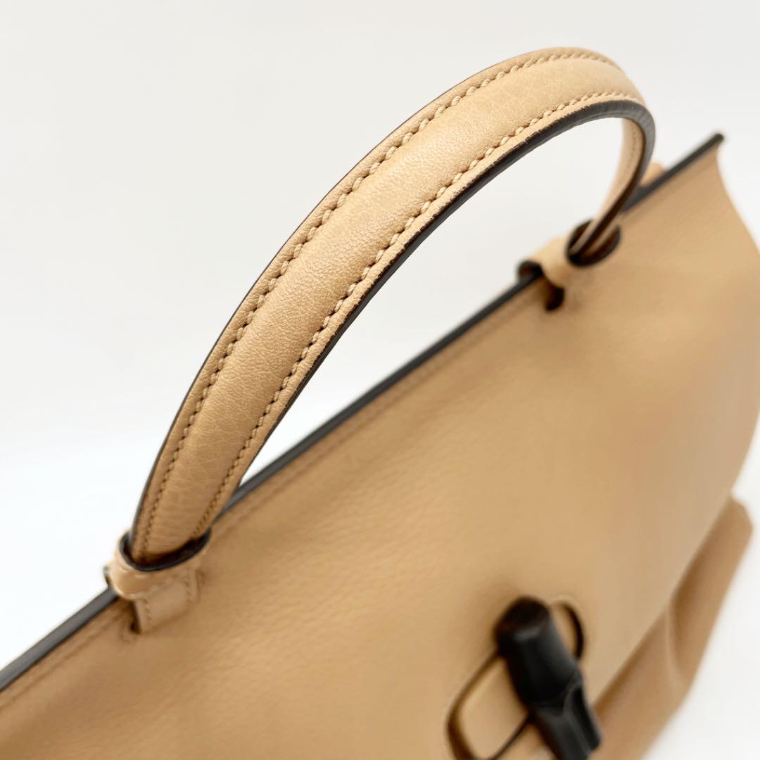 GUCCI グッチ バンブー デイリー 2WAYハンドバッグ レザー | Vintage.City