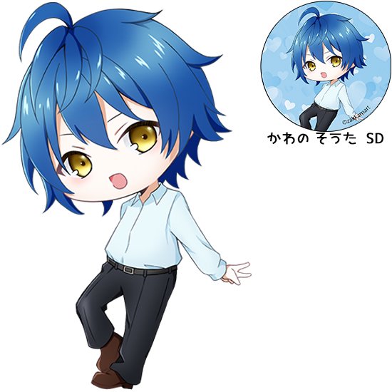 zakkamartオリジナルキャラクター缶バッジ - 痛バッグ zakkamart 