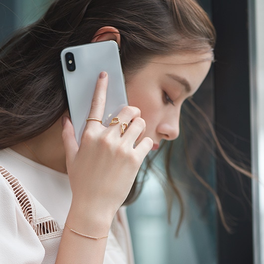 ティナ リング（ハーフエタニティ/1.5mm） | AHKAH（アーカー）| 公式 