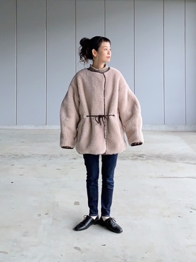 CASA FLINE（カーサフライン）の「ウールボアｘ再生ポリエステル 