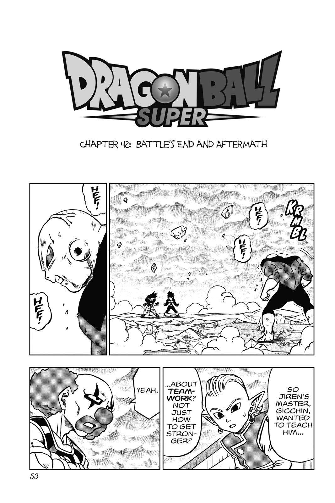Dragon Ball Super Chapter 42: Battle's End And Aftermath - Dragon 