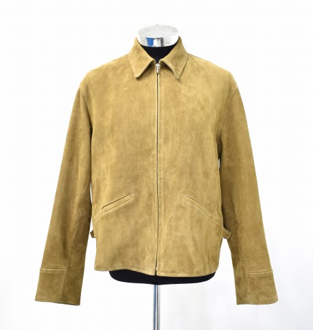 【中古】 COMOLI (コモリ) SHEEP SUEDE JACKET シープスエードジャケット 3 CAMEL P01-01004 BLOUSON  ブルゾン LEATHER レザー | used select shop Greed