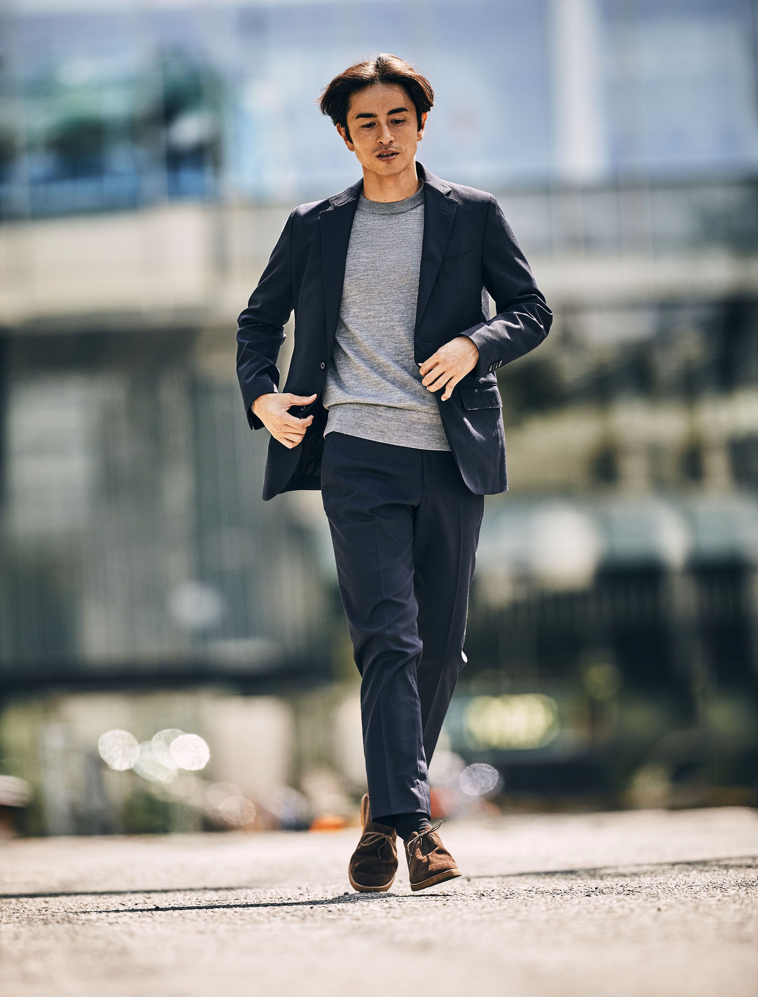 nano・universe 別注マッキントッシュ フィロソフィーのセットアップスーツ