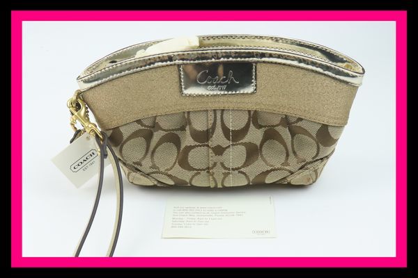 ヤフオク! -「コーチ ポーチ ゴールド」の落札相場・落札価格