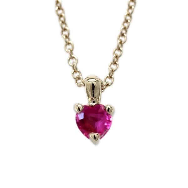 ネックレス ペンダント ルビー 18金 ルビーネックレス 一粒の人気商品 
