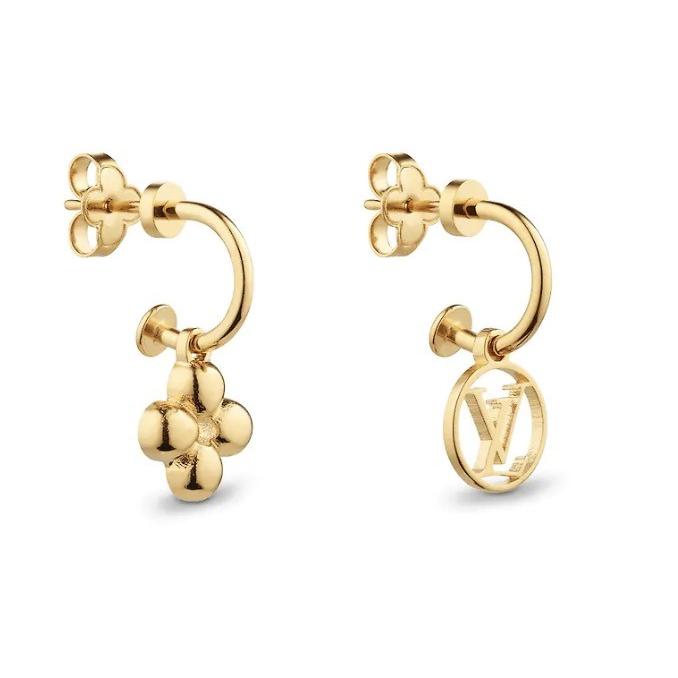 ルイヴィトン LOUIS VUITTON ピアス アクセサリー ゴールド モノグラム 