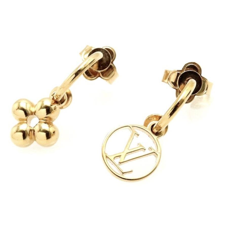 ルイヴィトン LOUIS VUITTON ピアス アクセサリー ゴールド モノグラム 