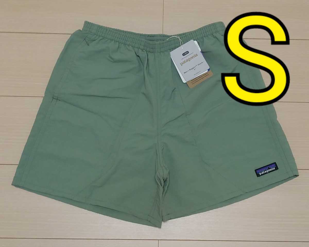 【新品】パタゴニア　バギーズ　ショーツ　5インチ　S　SEGN　グリーン　カーキ　patagonia Sedge Green