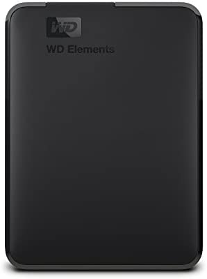 WD 5TB Elements Portable External Hard Drive, USB 3.0, Compatible with PC,  Mac, PS4 & Xbox - WDBU6Y0050BBK-WESN