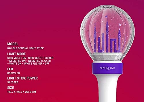 Amazon | (G)I-DLE ヨジャアイドル - 公式ペンライト OFFICIAL LIGHT 