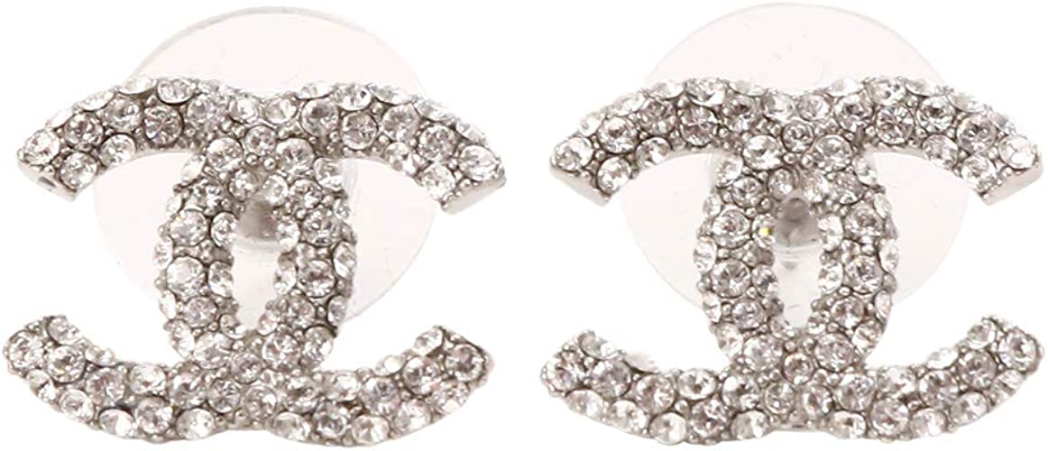 Amazon | [シャネル] CHANEL ピアス ココマーク ラインストーン A58327 