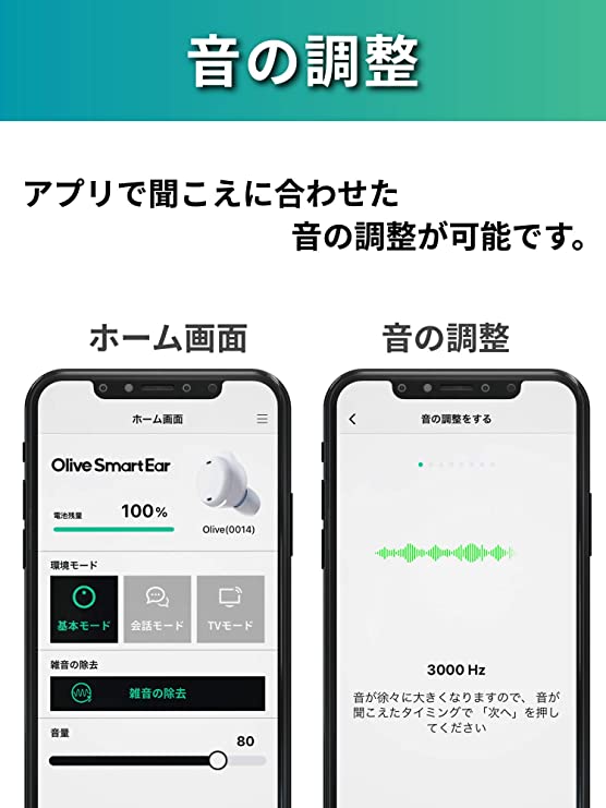 Amazon.co.jp: 集音器【公式】オリーブスマートイヤー Olive Smart Ear 