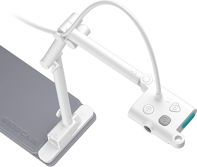 OKIOLABS OKIOCAM S コンパクトUSB書画カメラ Zoom Skype Google Meet 対応 オンライン授業 個別指導  Web会議 テレワーク 実物投影機 SHD 1440p（台湾製）