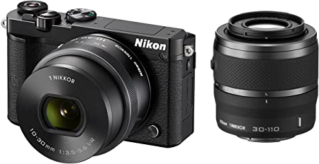 Nikon ミラーレス一眼 Nikon1 J5 ダブルズームキット ブラック J5WZBK