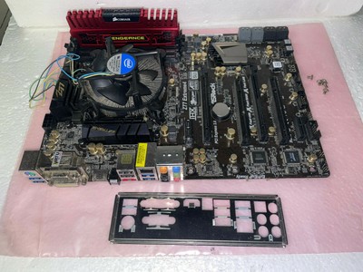 ASRock Z77 Extreme 4 Motherboard. Core i7-3770 @ 3.40GHz. 8GB. I/O Shield.  | eBay