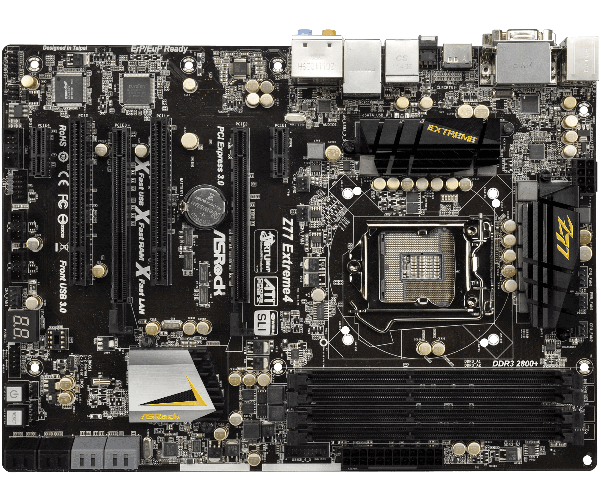 ASRock Z77 Extreme4, LGA 1155, Intel (90-MXGKX0-A0UAYZ 