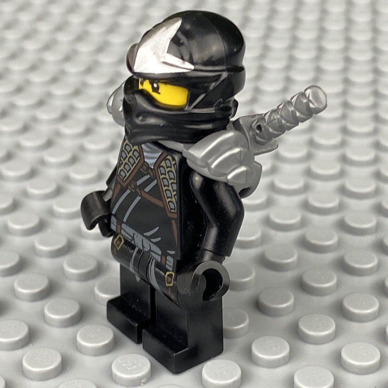 LEGO Ninjago Cole ZX Minifigure w/ Armor and Sword njo039 9444 