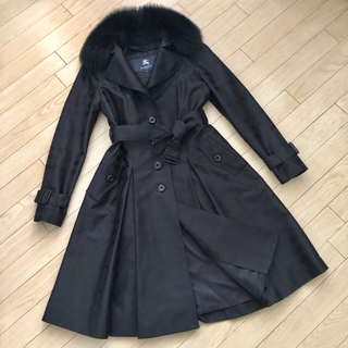 バーバリー(BURBERRY) トレンチコート(レディース)（ファー 