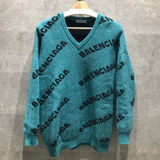 バレンシアガ ニットセーター（ブルー・ネイビー/青色系）の通販 22点 