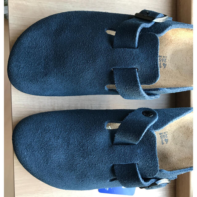 ビルケン　ボストン　サイズ41 ナロー幅　26.5cm ネイビー