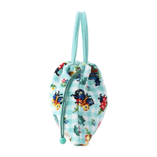 ハイジチェック 手付き巾着 HCK-221307(ペールグリーン): FEILER 