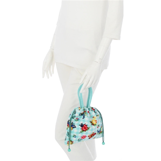 ハイジチェック 手付き巾着 HCK-221307(ペールグリーン): FEILER 