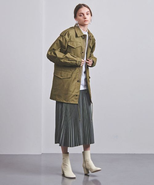 HYKE（ハイク）＞プリーツ スカート □□□