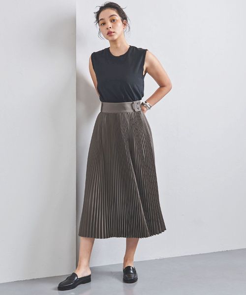 ＜HYKE（ハイク）＞プリーツ スカート ■■■