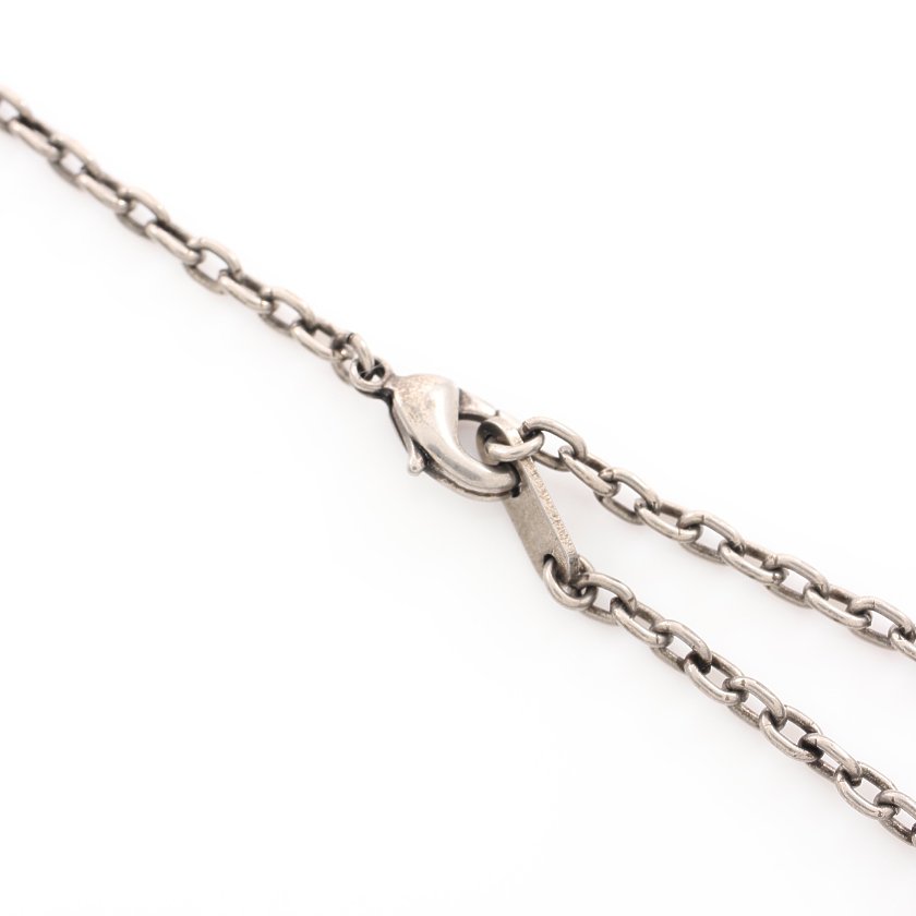 ルイヴィトン（LOUIS  VUITTON）ペンダント｜LVイニシャル｜ターコイズ｜ネックレス｜カラーストーン｜シルバー｜水色｜ハイブランド・ブランド専門の中古通販サイト（618344）