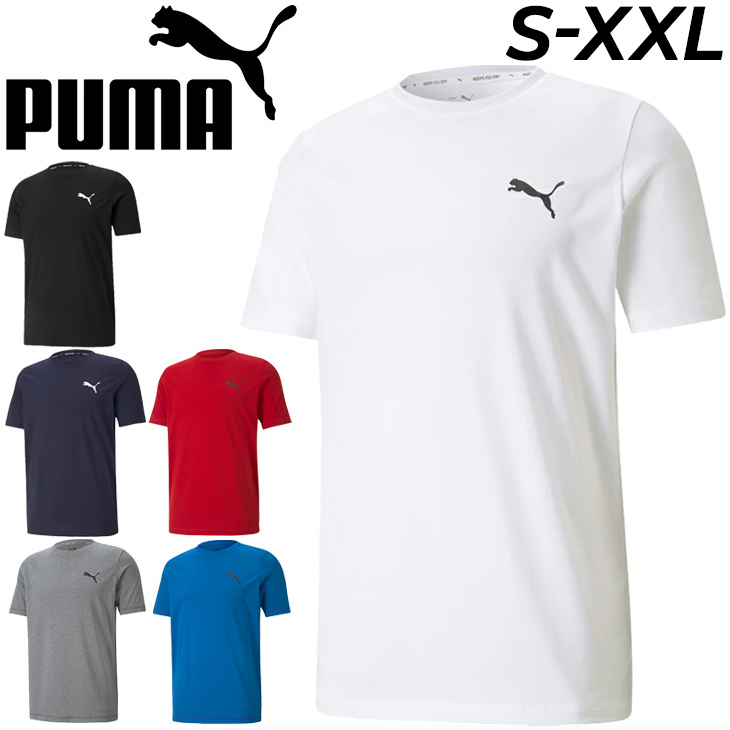 半袖 Tシャツ メンズ/プーマ PUMA ACTIVE スモールロゴ TEE/スポーツウェア トレーニング カジュアル ワンポイント 男性1 シンプル  トップス/588866