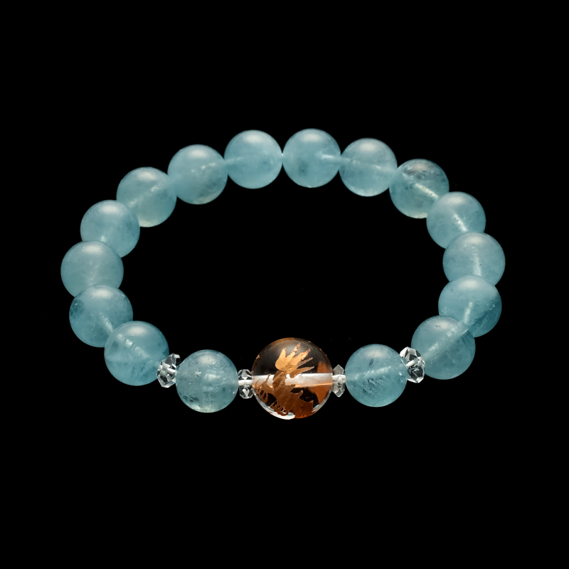 【小池浩セレクト】アクアマリン・ブレスレット・サイズ約17cm【KHS0057】-小池浩のインディゴッド仙台公式オンラインショップ
