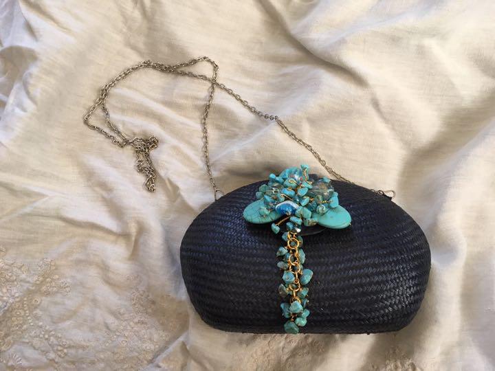 正規代理店
 ターコイズ　カゴバッグ かごバッグ