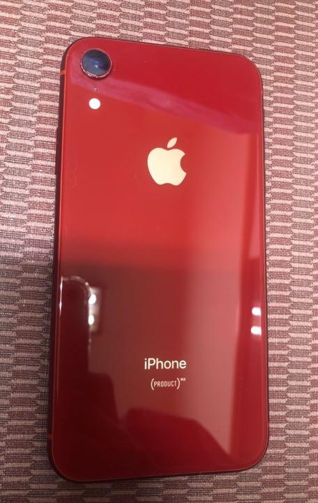 iphoneXR 64GB 赤 xr 美品 sim フリー red 本体
