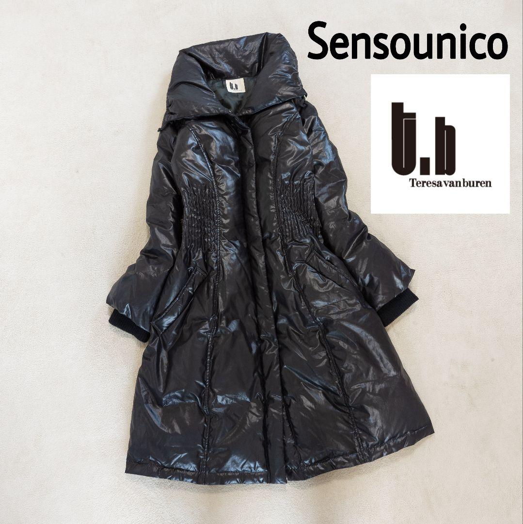 超美品
 センソユニコ　t.b　ダウンコート　ゆったり　L〜XL相当　ブラック　美品 ロングコート