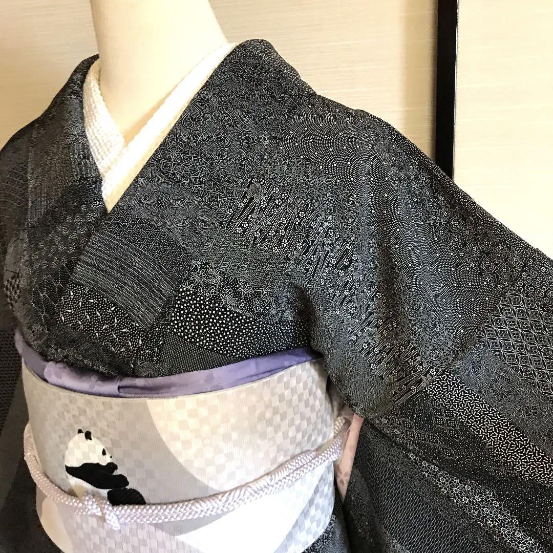 税込?送料無料】 高級江戸小紋 伊勢型紙 極鮫小紋 小紋師 寿永作 着物 