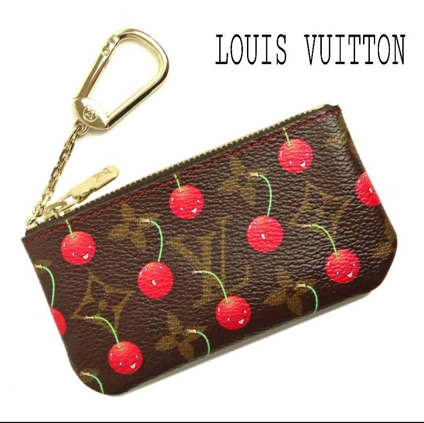 品質満点
 【正規品】ルイヴィトン M95042 ポシェットクレ チェリー モノグラム キーケース