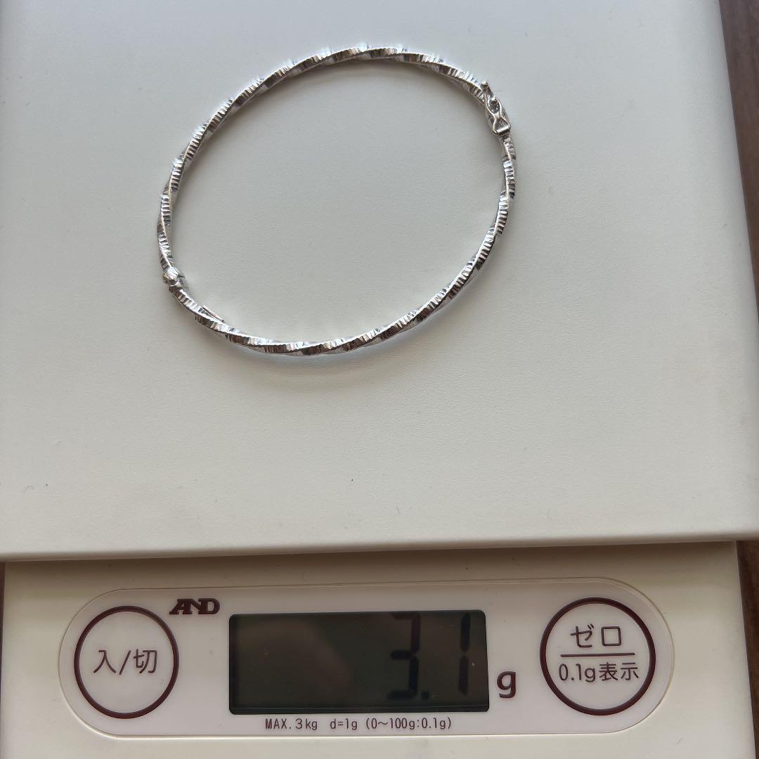 イタリア　バングル　ブレスレット　750 k18