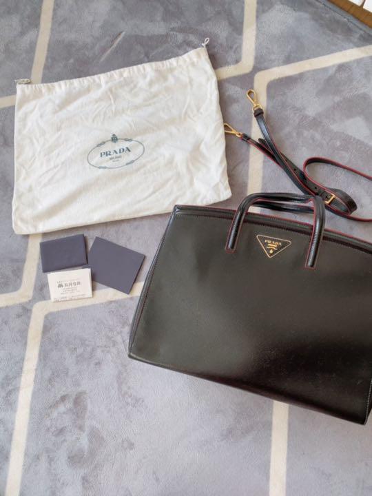 2021激安通販
 PRADA サフィアーノ トートバッグ