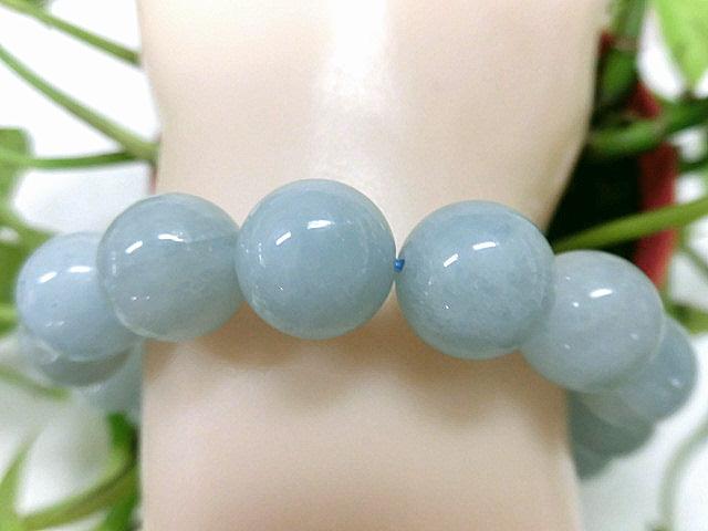 大量入荷天然石 アクアマリンブレスレット 内周18.5cm 190312081 