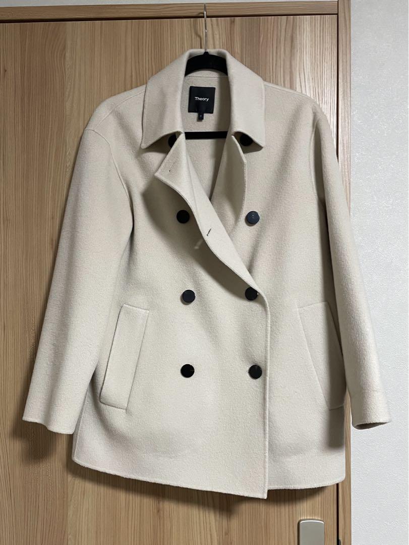 早い者勝ち
 セオリーウールカシミアショートコート ピーコート