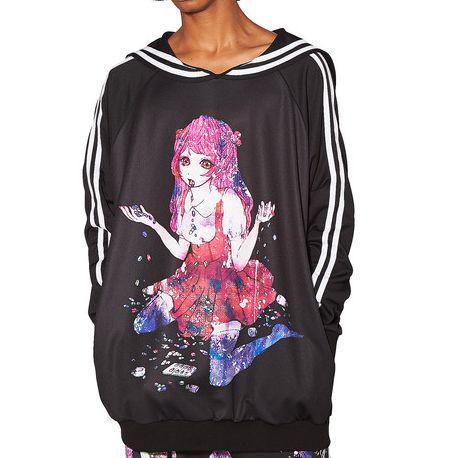 【NEW限定品】
 【 SALE 】ankoROCK おく★すりセーラージャージ パーカー