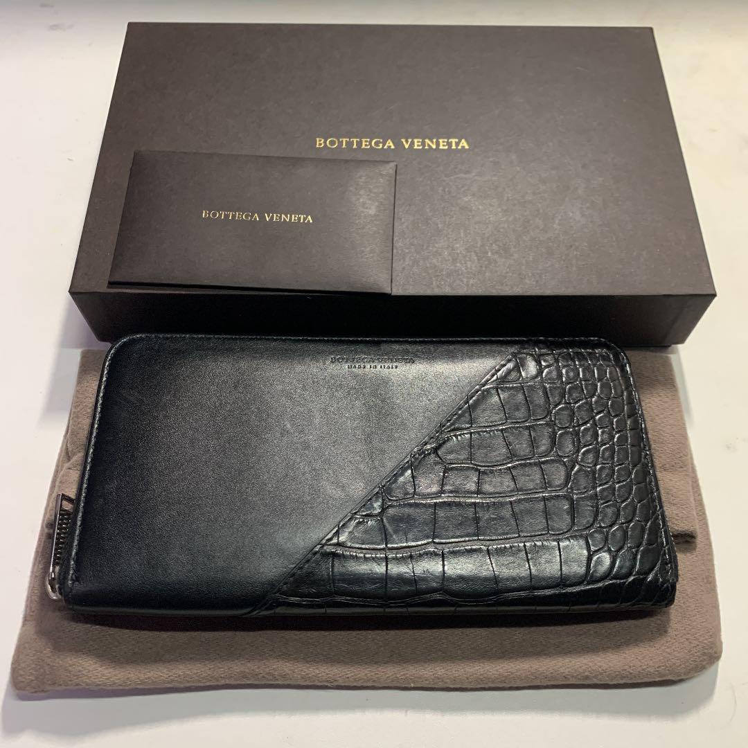 割引購入
 アッくんさん専用ボッテガヴェネタ　カーフandクロコダイル2019年モデル長財布 長財布