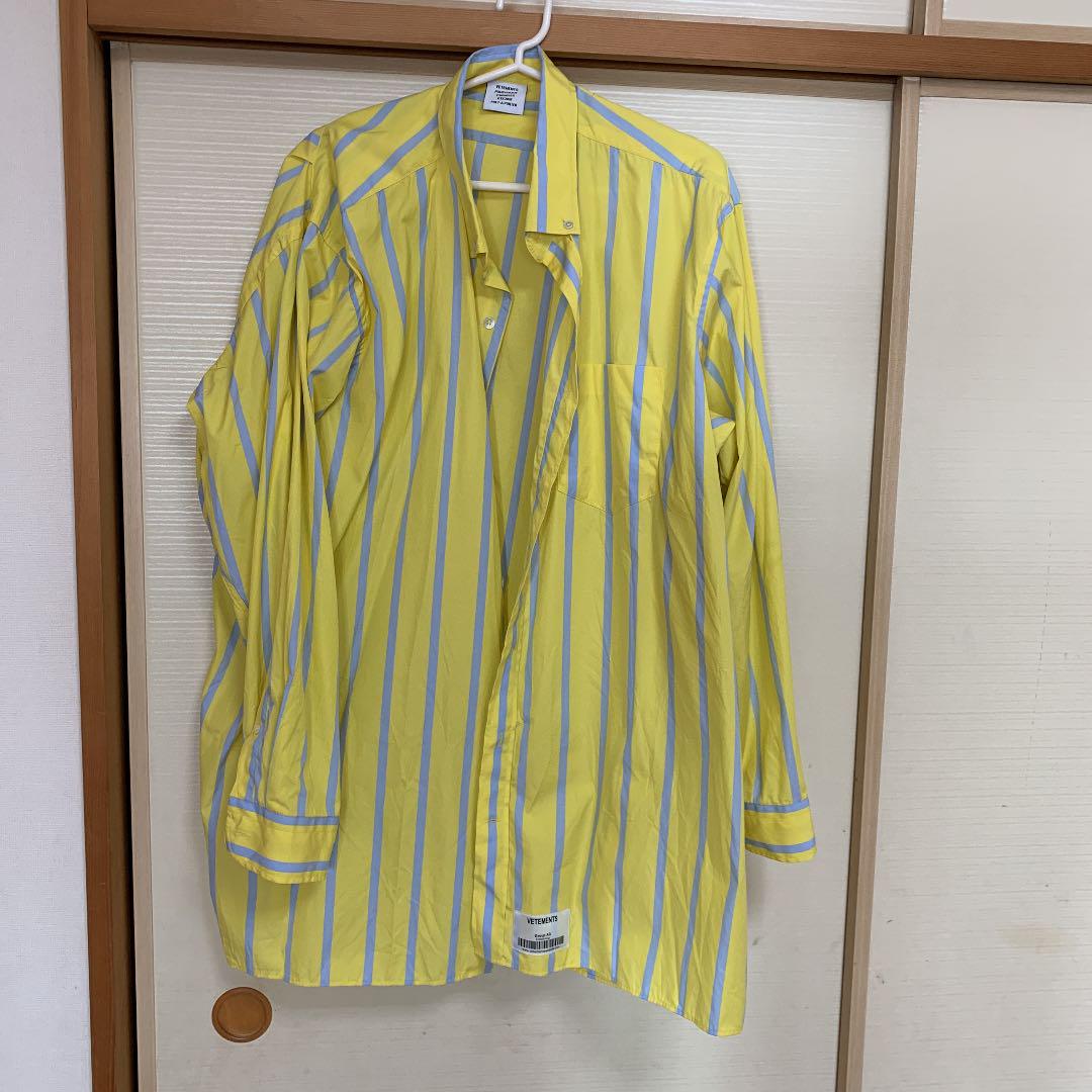 【翌日発送可能】
 ヴェトモン vetements ストライプシャツ   シャツ