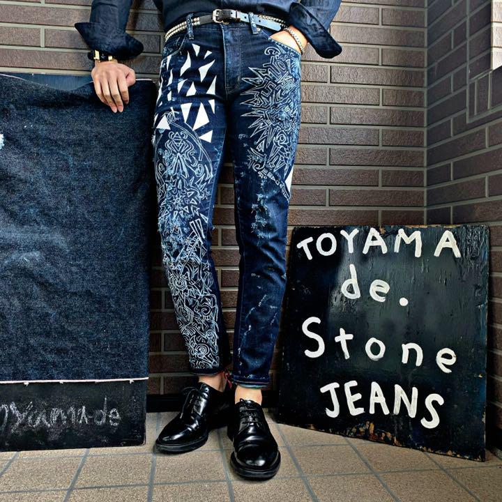 【1点物】TOYAMAde. y10a4 ART JEANS デニムジーンズ