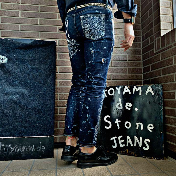 【1点物】TOYAMAde. y10a4 ART JEANS デニムジーンズ