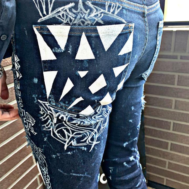 【1点物】TOYAMAde. y10a4 ART JEANS デニムジーンズ