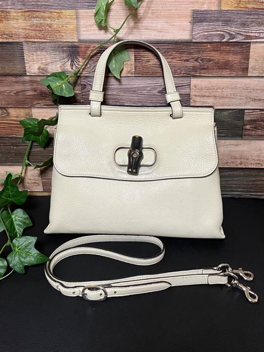 驚きの値段
 グッチGUCCI バンブーデイリー2WAYハンドバッグ ショルダーバッグ