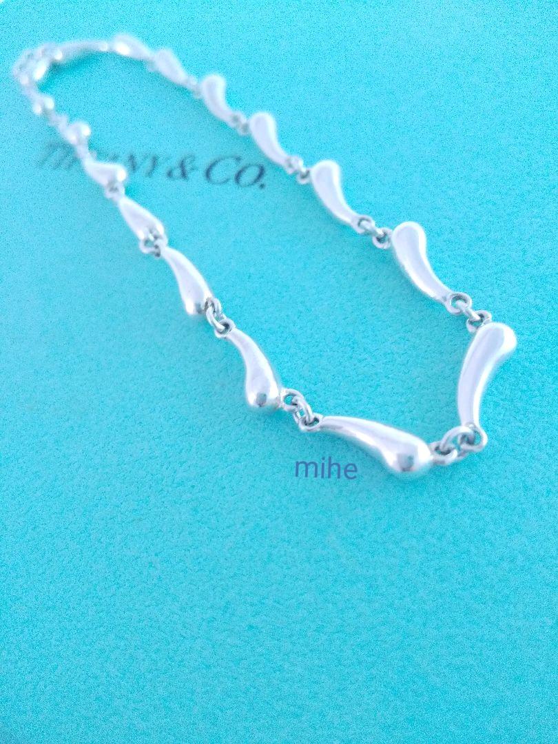 史上最も激安
 レア シルバー ブレスレット ティアドロップ ティファニー 磨き済 ブレスレット