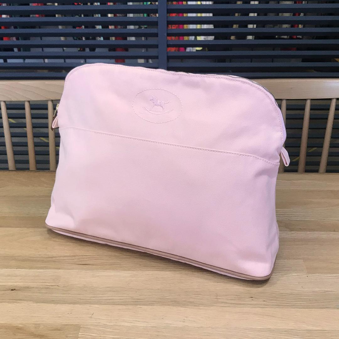 無料発送
 超美品 エルメス ベビーライン ボリードポーチ TGM 34 ベビーピンク ポーチ/バニティ